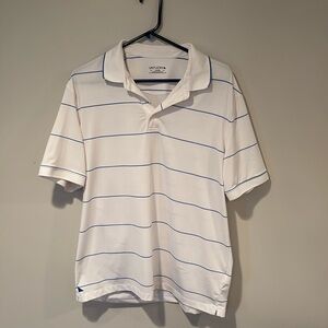 Men’s Large Untuckit striped polo shirt